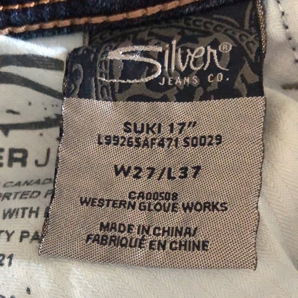 Silver Suki Jeans size 27 - Picture 11 of 12